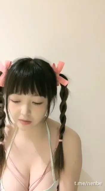 #直播 双马尾女孩 大奶
