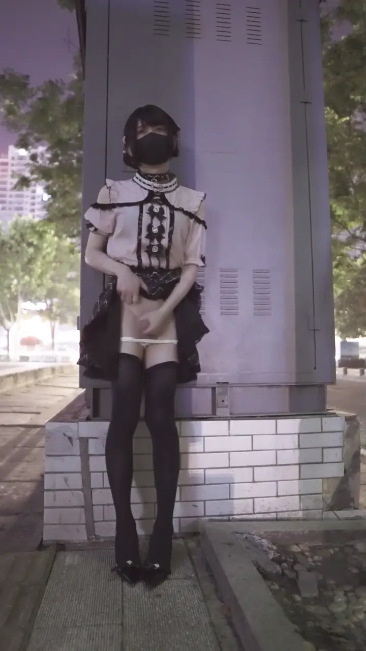 -精品推荐 推特超人气伪娘『曦曦xixiyaxixi1』会员T001-T010 COS装户外露出自慰