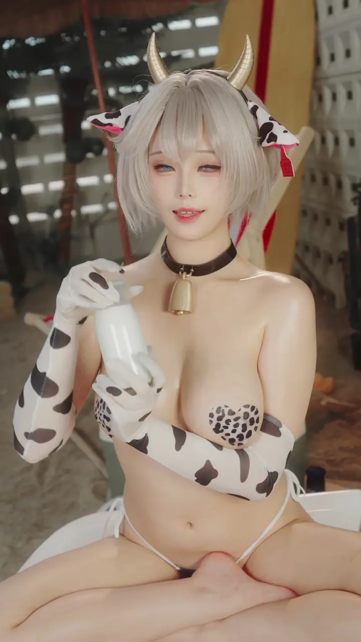 #蜜汁猫裘 #cos #短片 #擦边 #写真 #巨乳