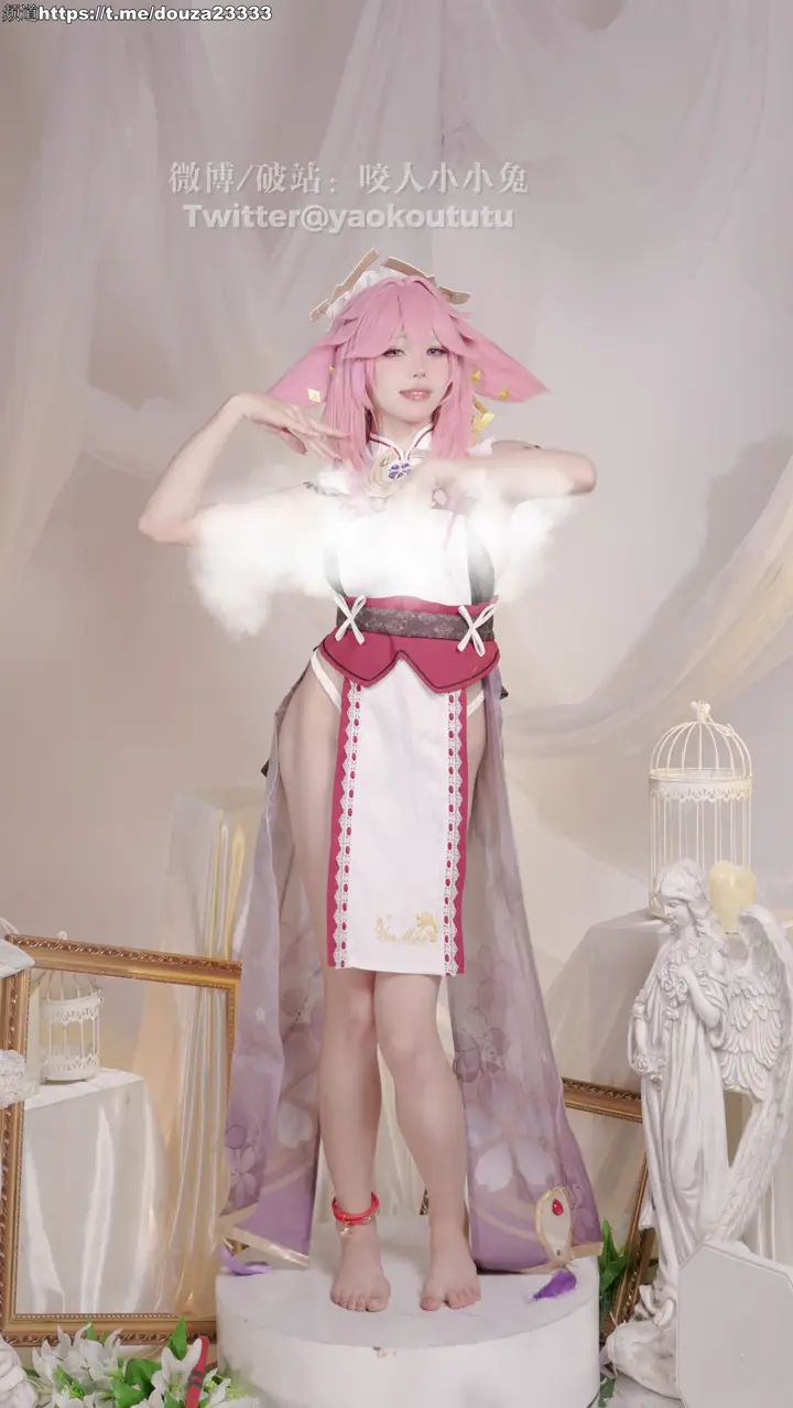 #咬一口兔娘ovo #咬一口兔娘 #黏黏糰子兔 2月作品『春江水暖 神子賀歲』84P+1V 大擺錘（3月1打賞群資源）