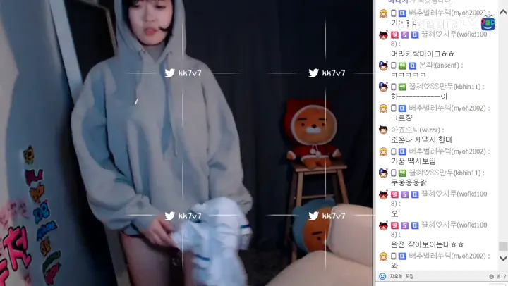 #閃現 #韓國 【韓國AfreecaTV直播走光閃現錄屏】